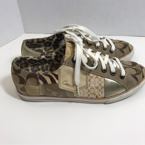 Coach Tonya Patchwork Sneakers - Picture 6 of 9